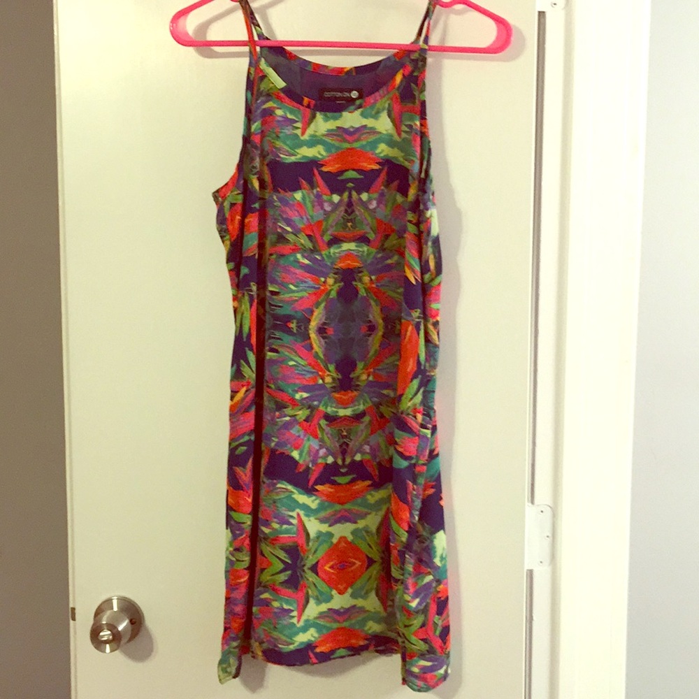 Cotton On halter tribal print dress